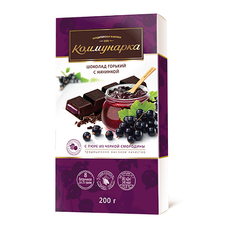 Ш/д Коммунарка горький черная смородина 200г фото