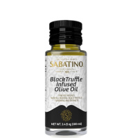 Масло оливковое с чёрным трюфелем Сабатино 100мл ст/б фото