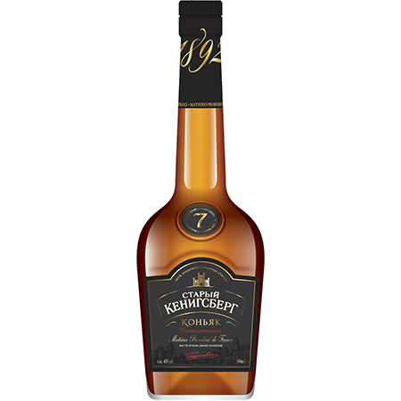 Коньяк Старый Кенигсберг КВ N круглая 40% 0,5л Черняховск фото