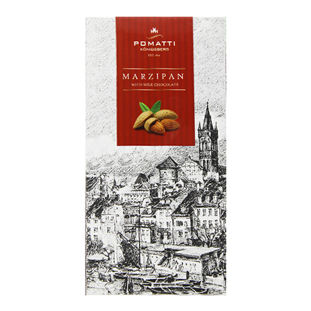 Ш/д молоч с марципаном какао 35,5% Поматти 70г фото