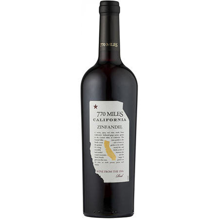 Вино 770 Миль Зинфандель кр/сух 13,5-14% 0,75л США фото