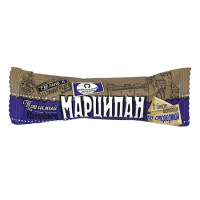 Батончик марципановый в белом шоколаде со смородиной Шаакен 50г фото