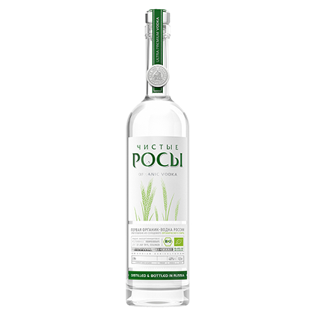 Водка Чистые Росы 40% 0,5 Россия фото