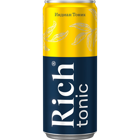 Напиток газ Рич Индиан тоник 0,33л ж/б фото