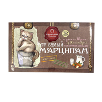 Ш/д марципан в молочном шоколаде Кот плитка Шаакен 90г фото