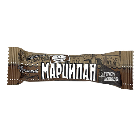 Батончик марципановый в темном шоколаде Шаакен 50г фото