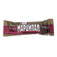 Батончик марципановый в темном шоколаде с вишней Шаакен 50г фото