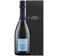 Вино игр Миллезмато Терра Вицина Просекко бел/брют 8,5-11% 0,75л П/У Италия фото