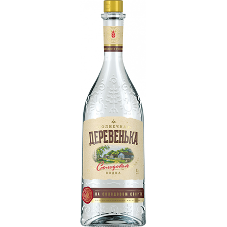 Водка Солнечная деревенька на спирте Альфа 40% 0,5л Россия фото