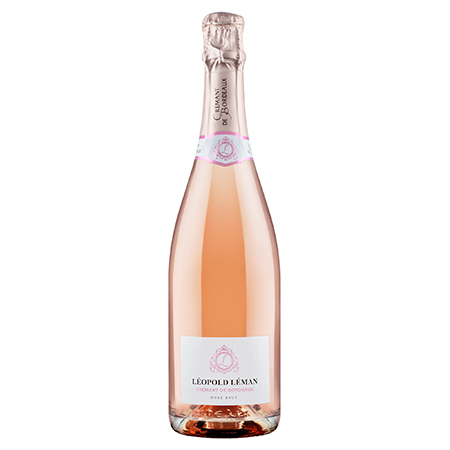 Вино игр Леопольд Леман Креман де Бордо роз/брют 11-12% 0,75л Франция фото