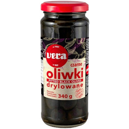Маслины б/косточки Vera 340г ст/б фото