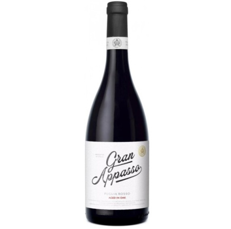 Вино Гран Аппассо Пулия кр п/сух 14,5% 0,75л Италия фото